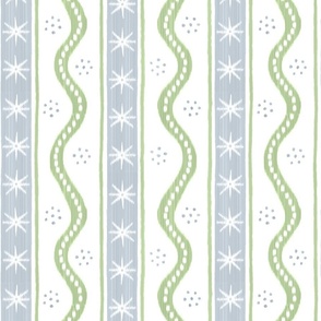 small Charlie Soft Blue and Green