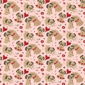 Pugs and Hearts