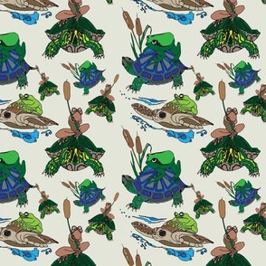 Battle frogs _ turtles-01