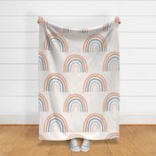 Rainbow / big scale / multicolor playful rainbow design for babies and kids