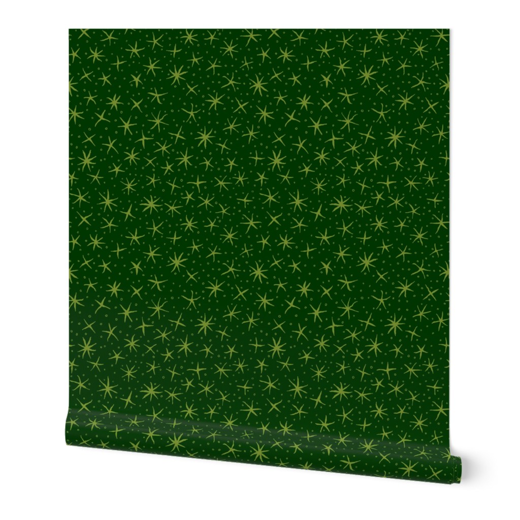 stellate whimsy - green