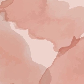 Watercolor Splotch // XLarge Blush & Peach