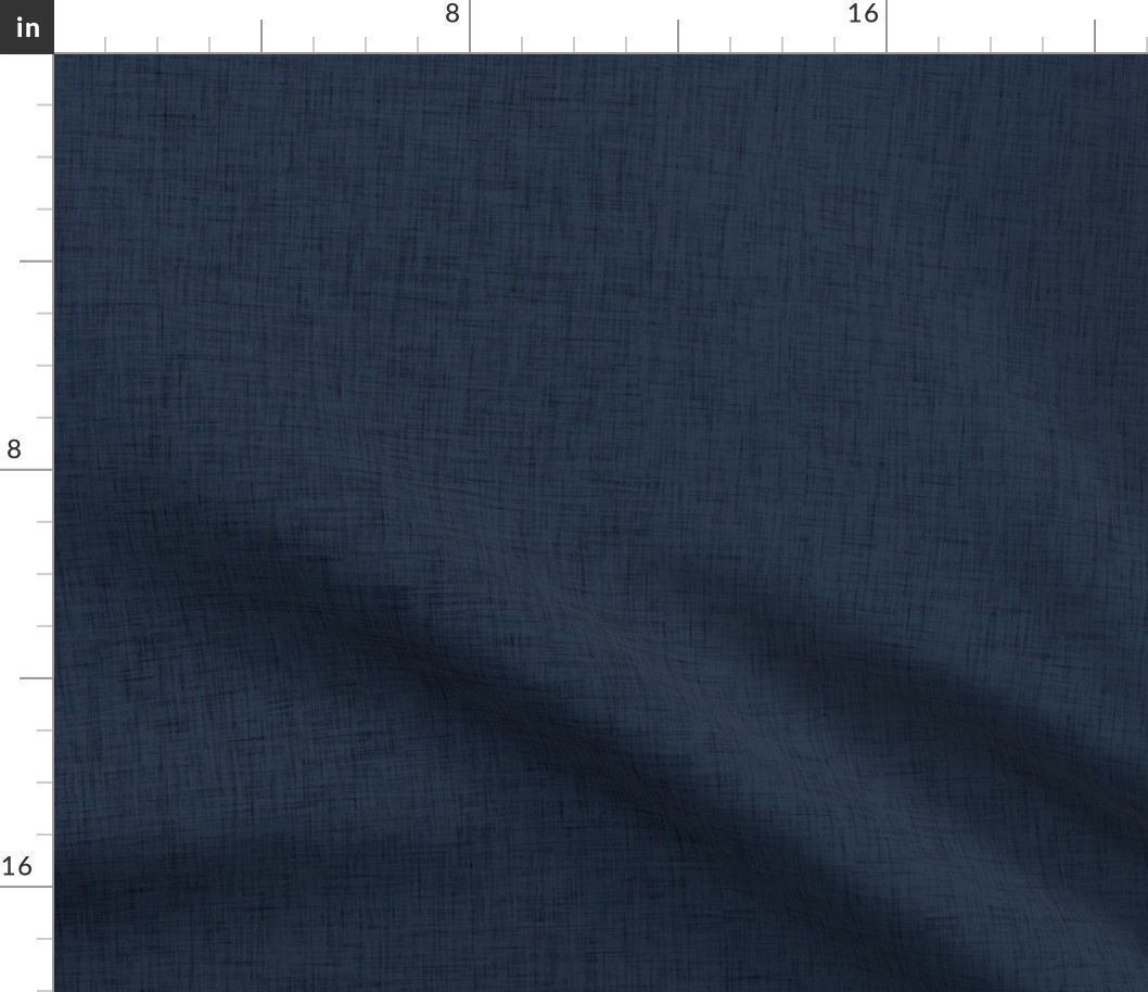 solid linen texture navy blue