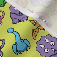 Friendly Dinosaurs - 8in (bright pastels)