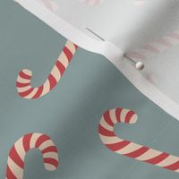 Candy Canes - Blue  (small)
