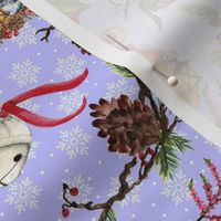 Christmas Mice and Snowflakes 