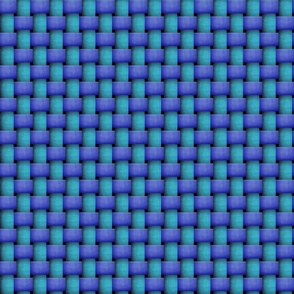 Loose Weave in Blue and Green