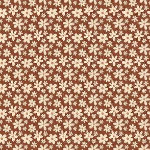 Cream and Maroon Flowers small 1.5x1.5