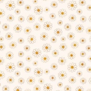 Fresh As A Daisy 4x4 Cream Ditsy Daisy