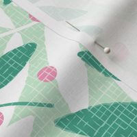 Fraxinus berries XL wallpaper scale in fresh mint by Pippa Shaw