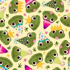 Party Frogs! // Lime