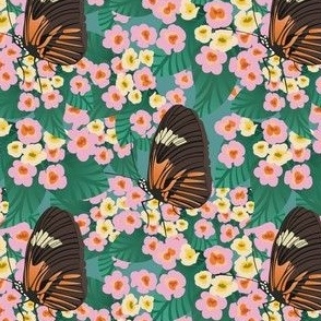 Orange butterfly - small
