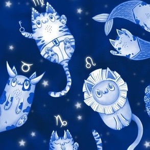 Cat Zodiac signs (mid scale)