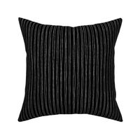 Double Sketchy Pin Stripes | Black & White