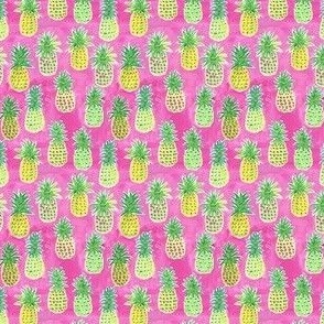 Pink Pineapple Party_Micro approx 3/4 inch