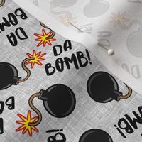 Da bomb! - grey - fun - LAD21