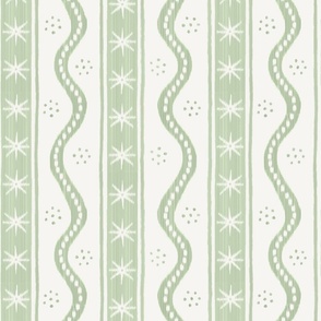 Small Quiet Green Charlie Stripe copy