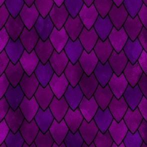 Scales- Dragon- Purple