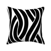 Curved Stripes | Large | Black & White