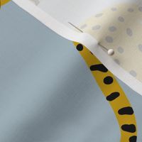 Cheetahs on Powder Blue -Large