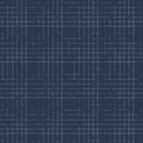 Rustic Checks | Navy  (Petal Signature Cotton Solid Coordinate - Cozy Palette)