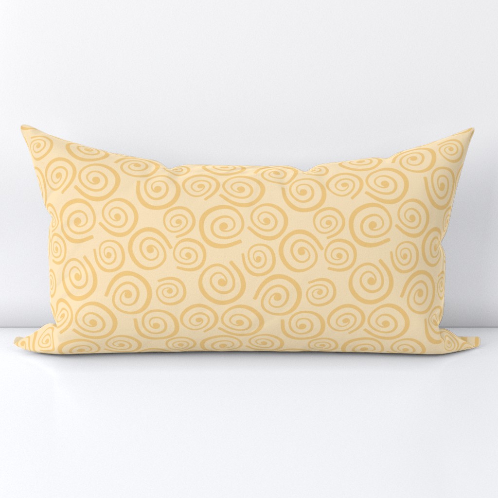 Cupcakes and Swirls Collection - Swirls on Yellow by JoyfulRose