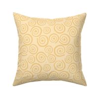 Cupcakes and Swirls Collection - Swirls on Yellow by JoyfulRose