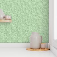 Cupcakes and Swirls Collection - Swirls on Green by JoyfulRose