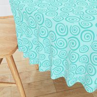 Cupcakes and Swirls Collection - Swirls on Blue by JoyfulRose