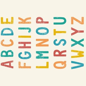 Vintage Alphabet ABCs