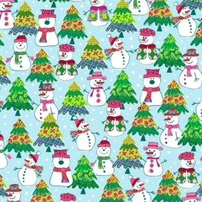 837 Snowmen  and Christmas Trees
