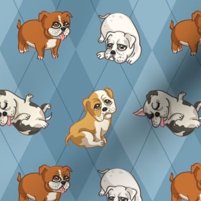 English Bulldogs (Blue)