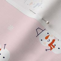 Snowmen Pink