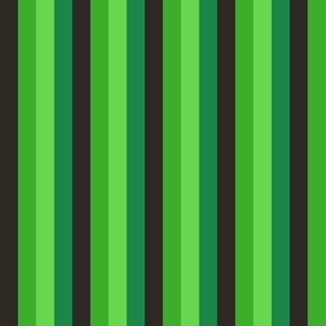 Dark Green Stripes Black Vertical Lines Natural Life