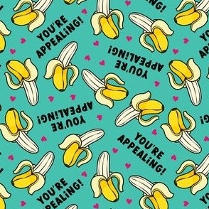 You're Appealing! - teal - banana valentine - LAD21