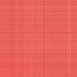 Classic Gingham Checks Plaid Natural Hemp Grasscloth Woven Texture Classy Elegant Simple Red Blender Bright Colors Summer Coral Red EC5E57 Fresh Modern Abstract Geometric