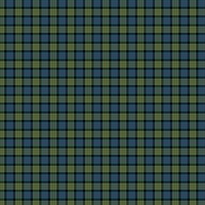 MacDonald 1819 tartan, micro mini 1/2" muted colors