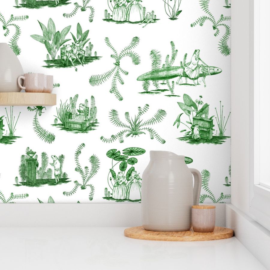 Frog Toile (Green)