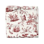 Frog Toile (Red)