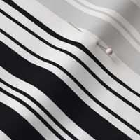 Uneven Stripes-Black