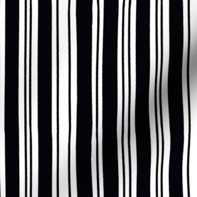 Uneven Stripes-Black