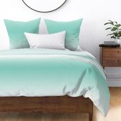 Gradient Ombre Fabric Teal Aqua Seafoam to White