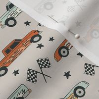 Car Race Baby Boy Pattern