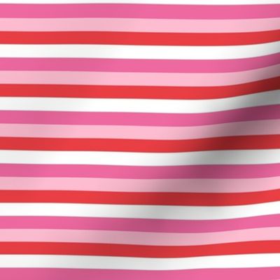 red and pink stripe