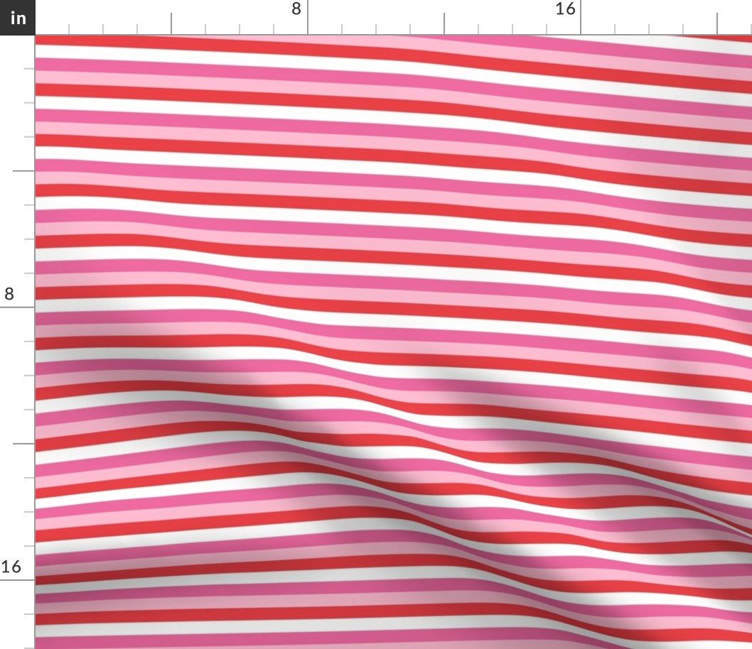red and pink stripe