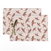 Swooping Swallow in Copper & Peach