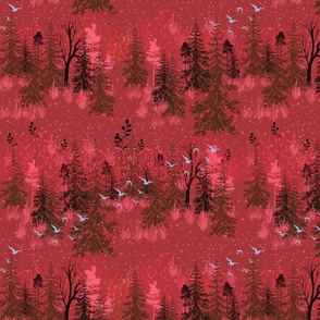 Crimson Merlot Forest