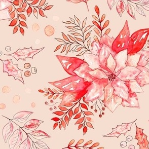 Poinsettia pattern 