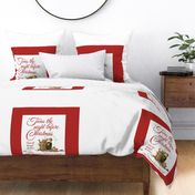Night Before Christmas pillow top