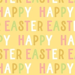 Happy Easter colourful letters